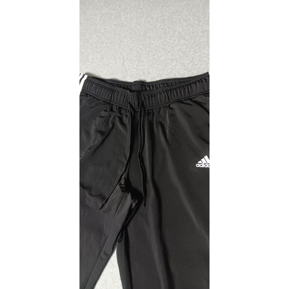Adidas Primegreen 3 Stripe Tapered Jogger Track Pants 1X Black White Athleisure - Picture 3 of 12